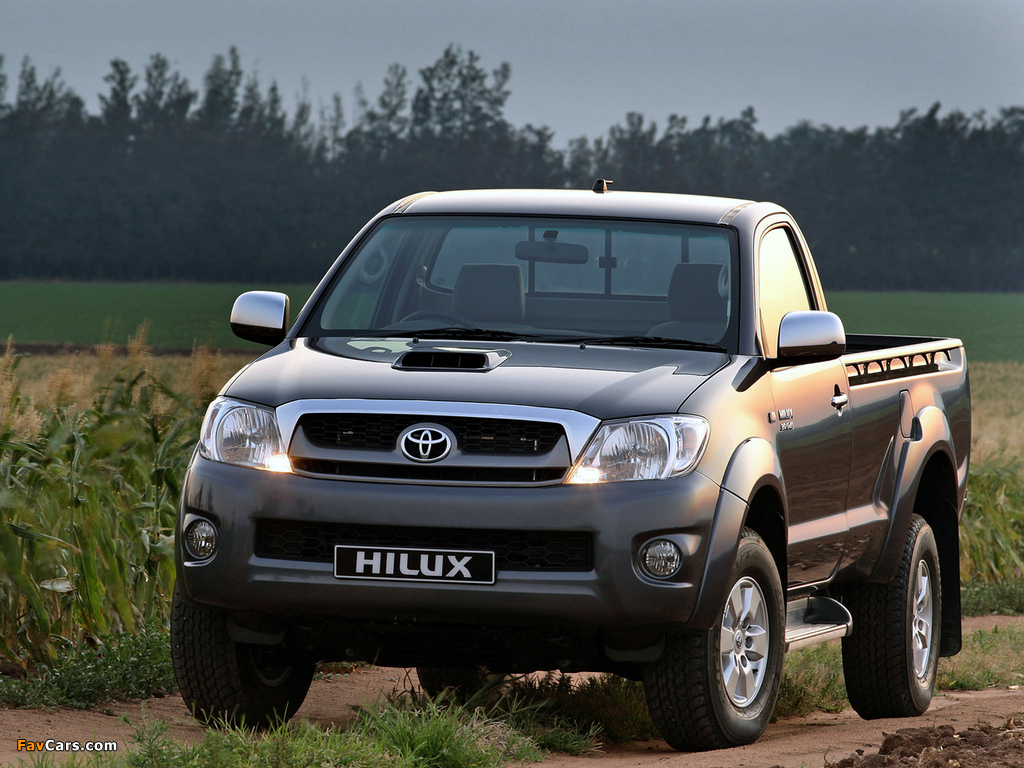 Photos of Toyota Hilux Single Cab ZA-spec 2008–11 (1024 x 768)