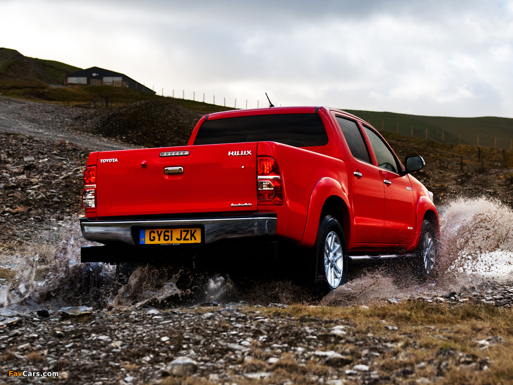 Photos of Toyota Hilux Double Cab UK-spec 2011 (1024 x 768)