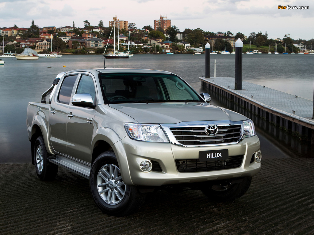 Photos of Toyota Hilux SR5 Double Cab 4x4 AU-spec 2011 (1024 x 768)