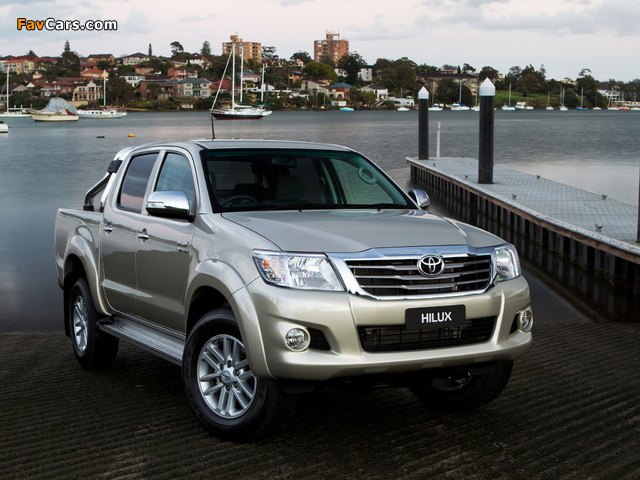 Photos of Toyota Hilux SR5 Double Cab 4x4 AU-spec 2011 (640 x 480)