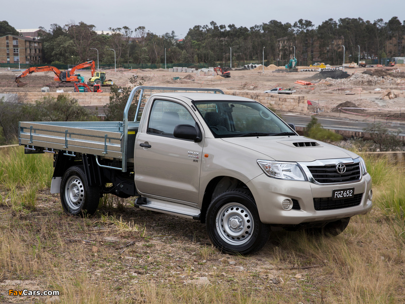 Photos of Toyota Hilux SR Single Cab 4x4 AU-spec 2011 (800 x 600)