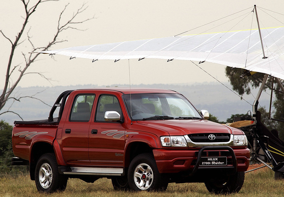 Pictures of Toyota Hilux 2700i Raider Double Cab ZA-spec 2001–05
