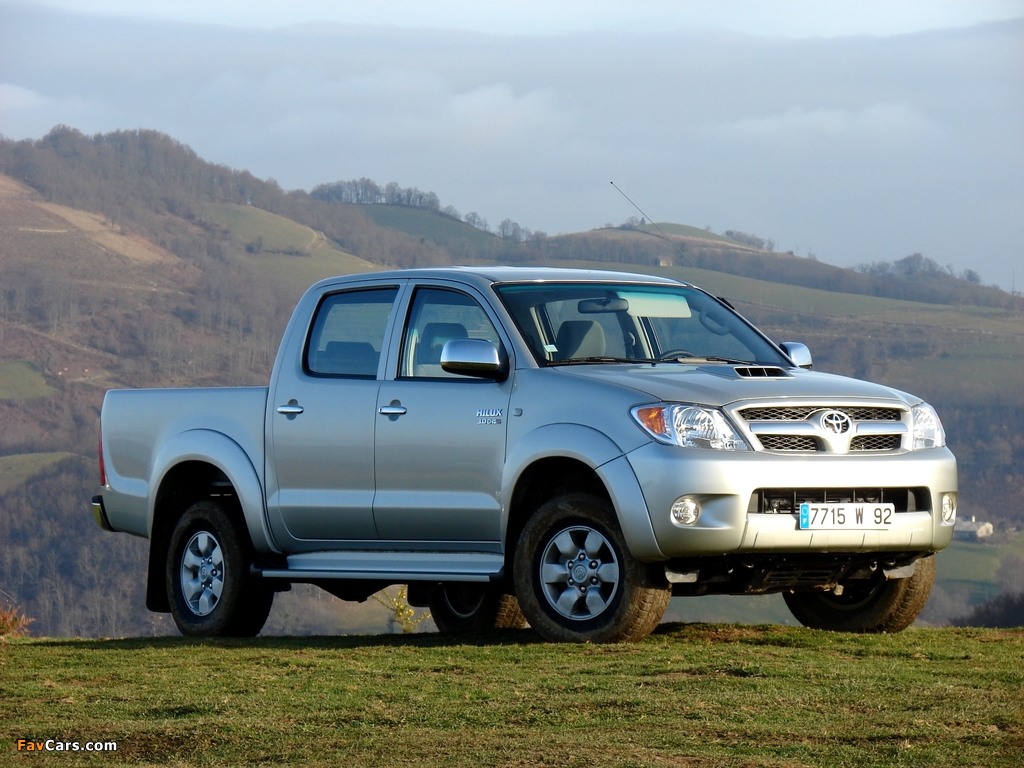 Pictures of Toyota Hilux 3.0 4D Turbo Double Cab 2005–08 (1024 x 768)