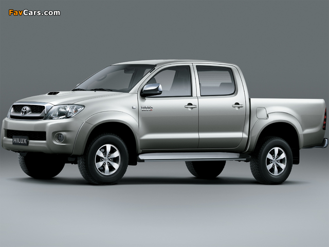 Pictures of Toyota Hilux Double Cab G-Type 2010–11 (640 x 480)