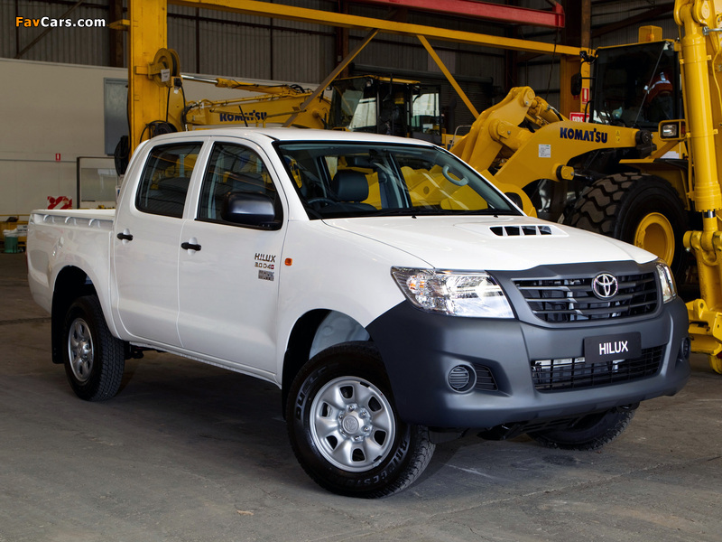 Pictures of Toyota Hilux WorkMate Double Cab 4x4 AU-spec 2011 (800 x 600)
