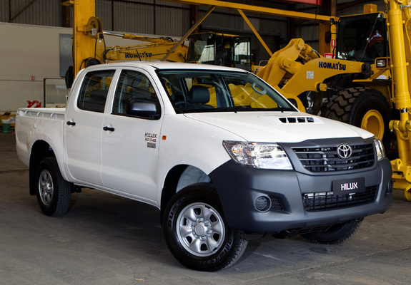 Pictures of Toyota Hilux WorkMate Double Cab 4x4 AU-spec 2011