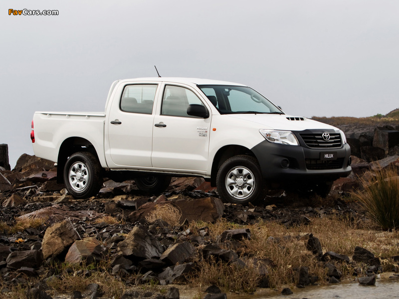 Pictures of Toyota Hilux WorkMate Double Cab 4x4 AU-spec 2011 (800 x 600)