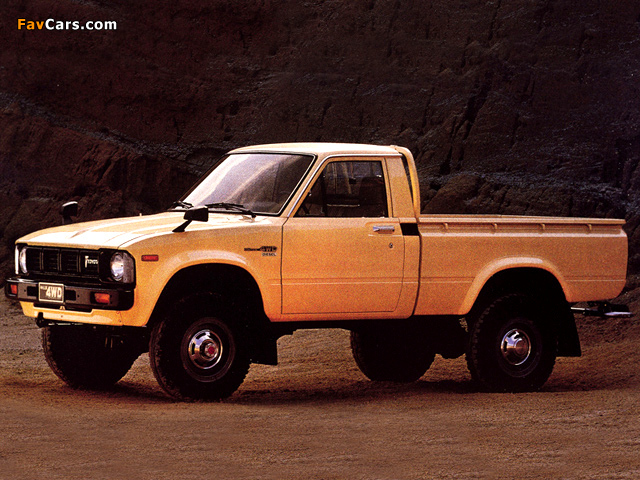 Toyota Hilux Regular Cab 1978–83 pictures (640 x 480)