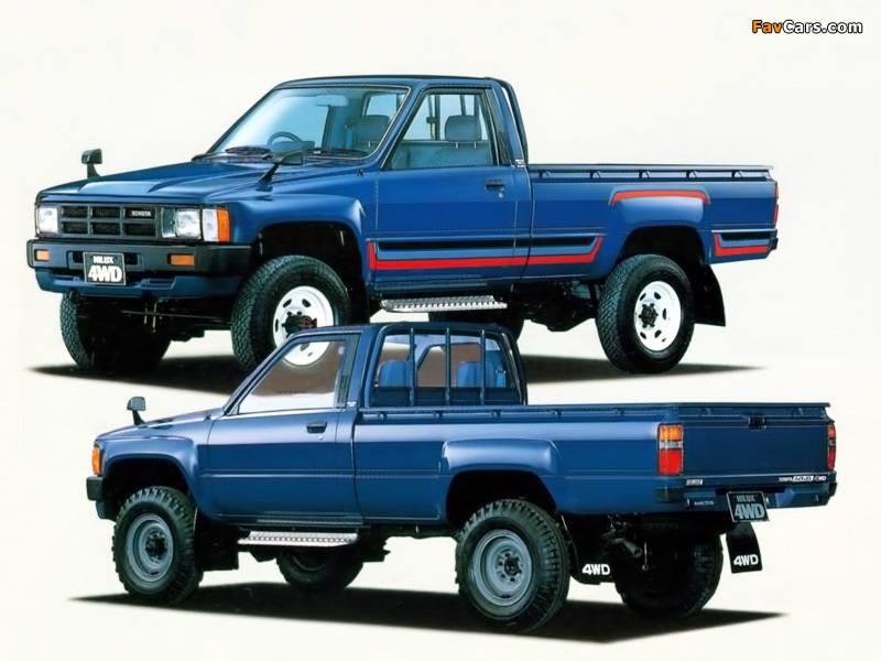 Toyota Hilux SR Long Body & Hilux DX Long Body 1983–88 photos (800 x 600)