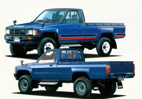 Toyota Hilux SR Long Body & Hilux DX Long Body 1983–88 photos