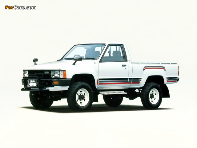 Toyota Hilux SR Short Body JP-spec 1983–88 pictures (640 x 480)