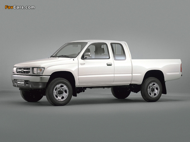 Toyota Hilux Xtra Cab JP-spec 1997–2001 images (640 x 480)