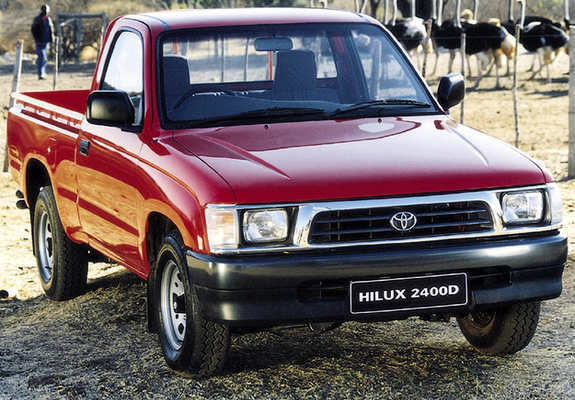 Toyota Hilux 2400D Single Cab ZA-spec 1997–2001 images