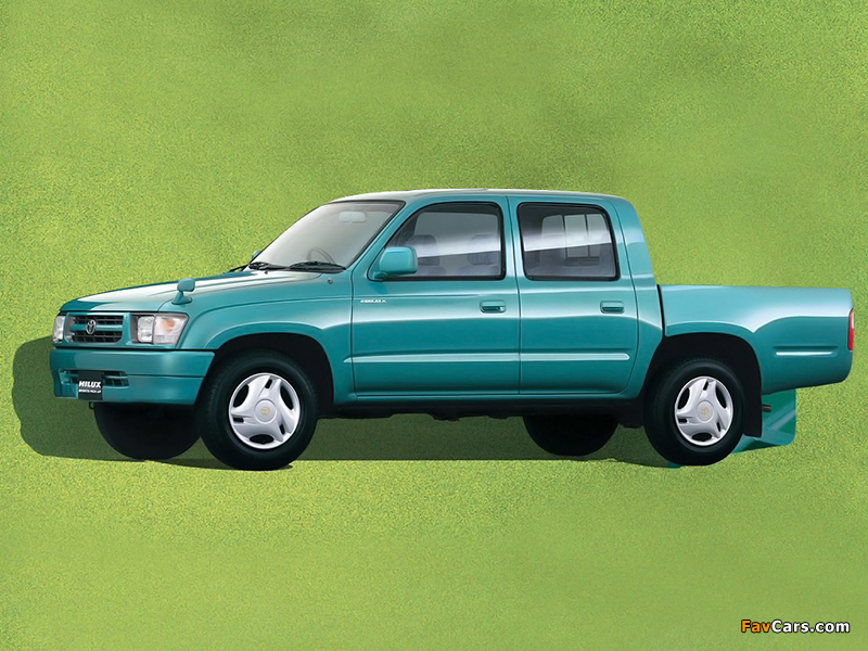 Toyota Hilux Double Cab JP-spec 1997–2001 images (800 x 600)