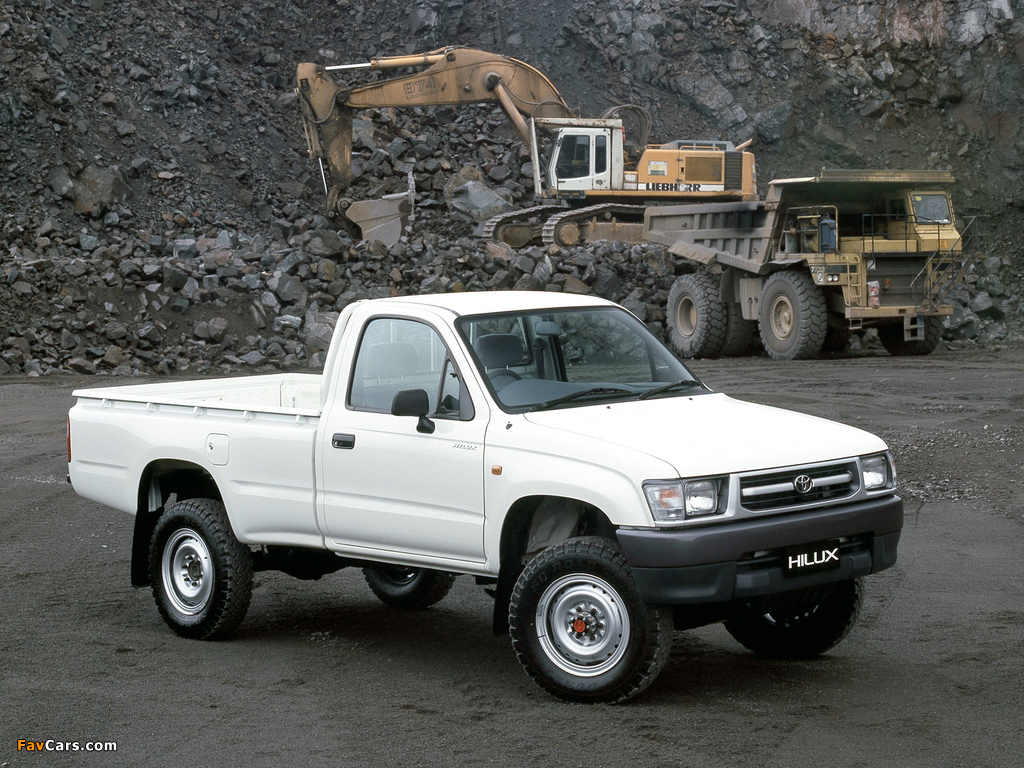Toyota Hilux Single Cab AU-spec 1997–2001 images (1024 x 768)