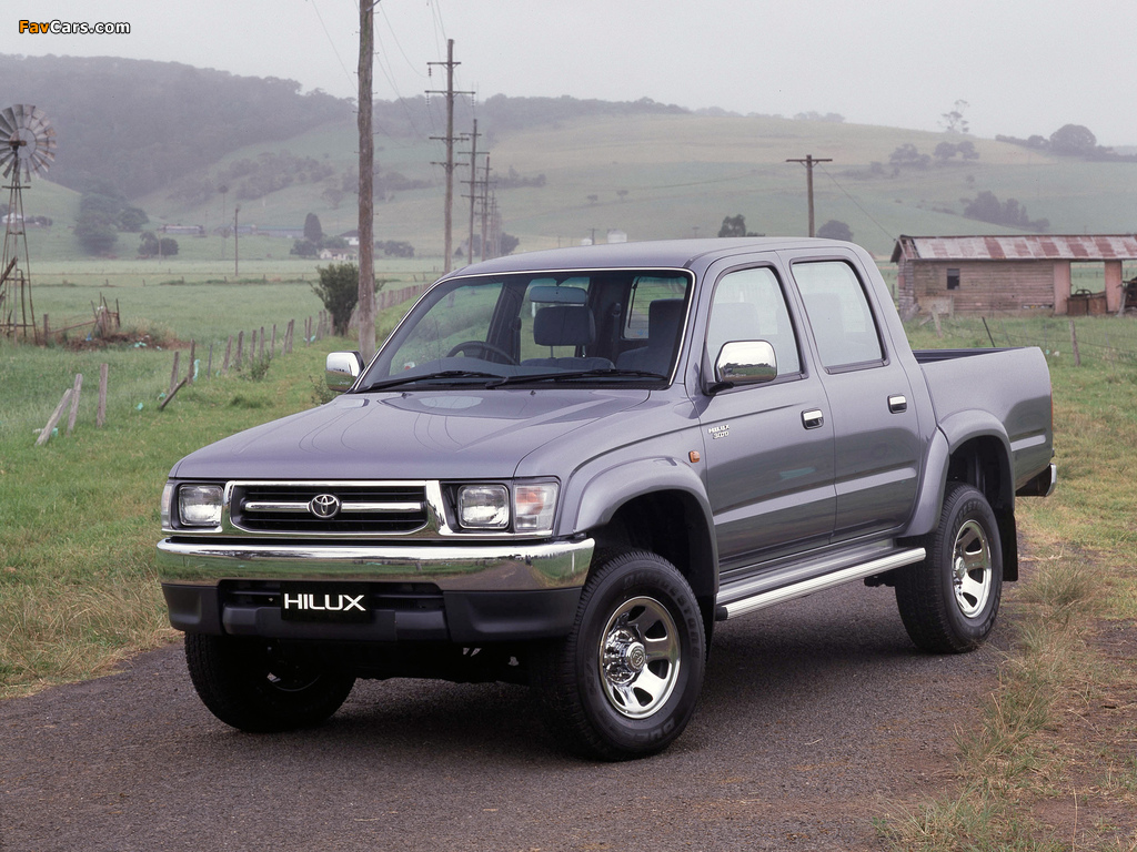 Toyota Hilux Double Cab AU-spec 1997–2001 photos (1024 x 768)