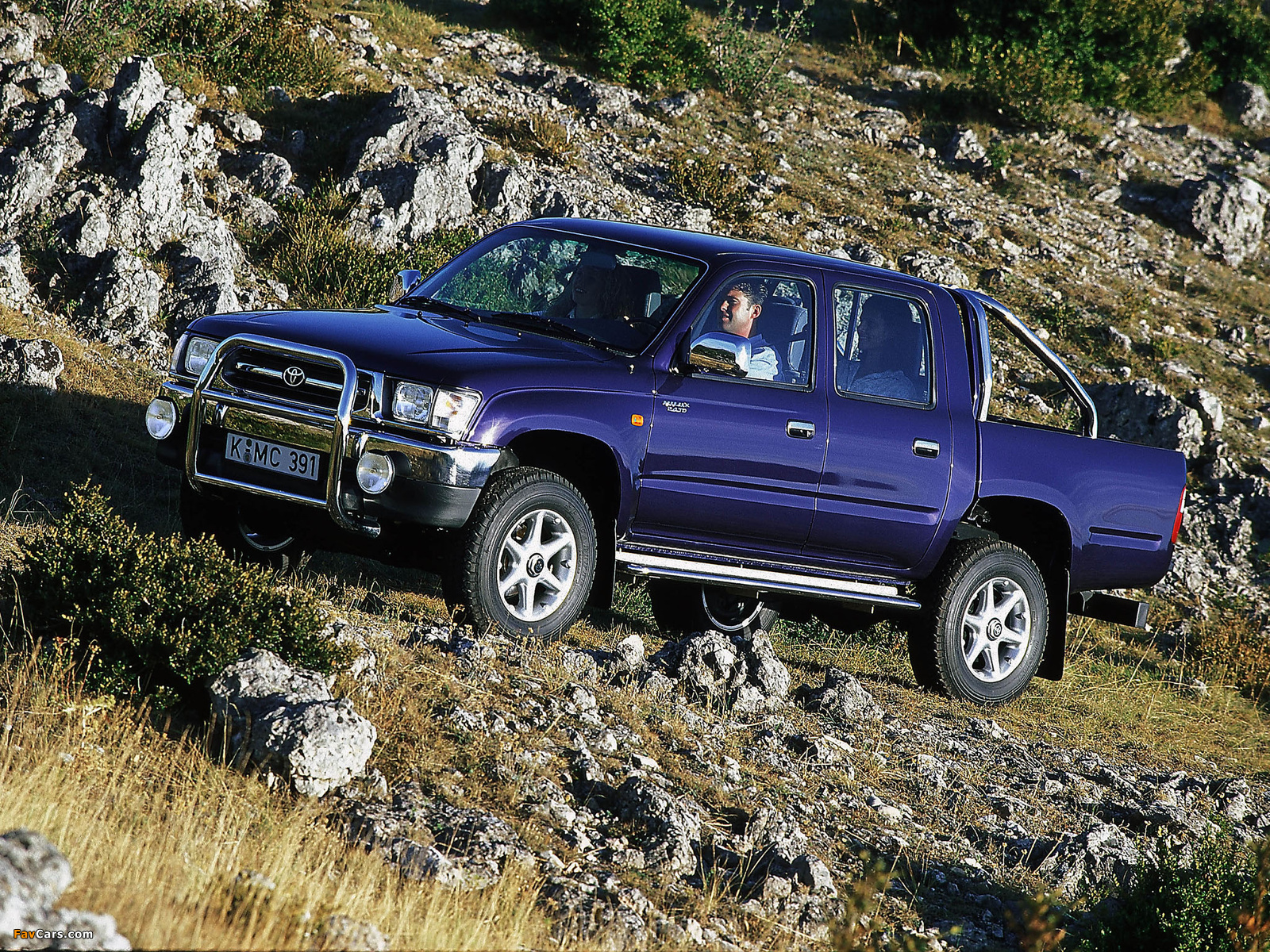 Toyota Hilux Double Cab 1997–2001 wallpapers (1600 x 1200)