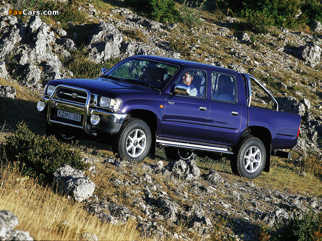 Toyota Hilux Double Cab 1997–2001 wallpapers (640 x 480)