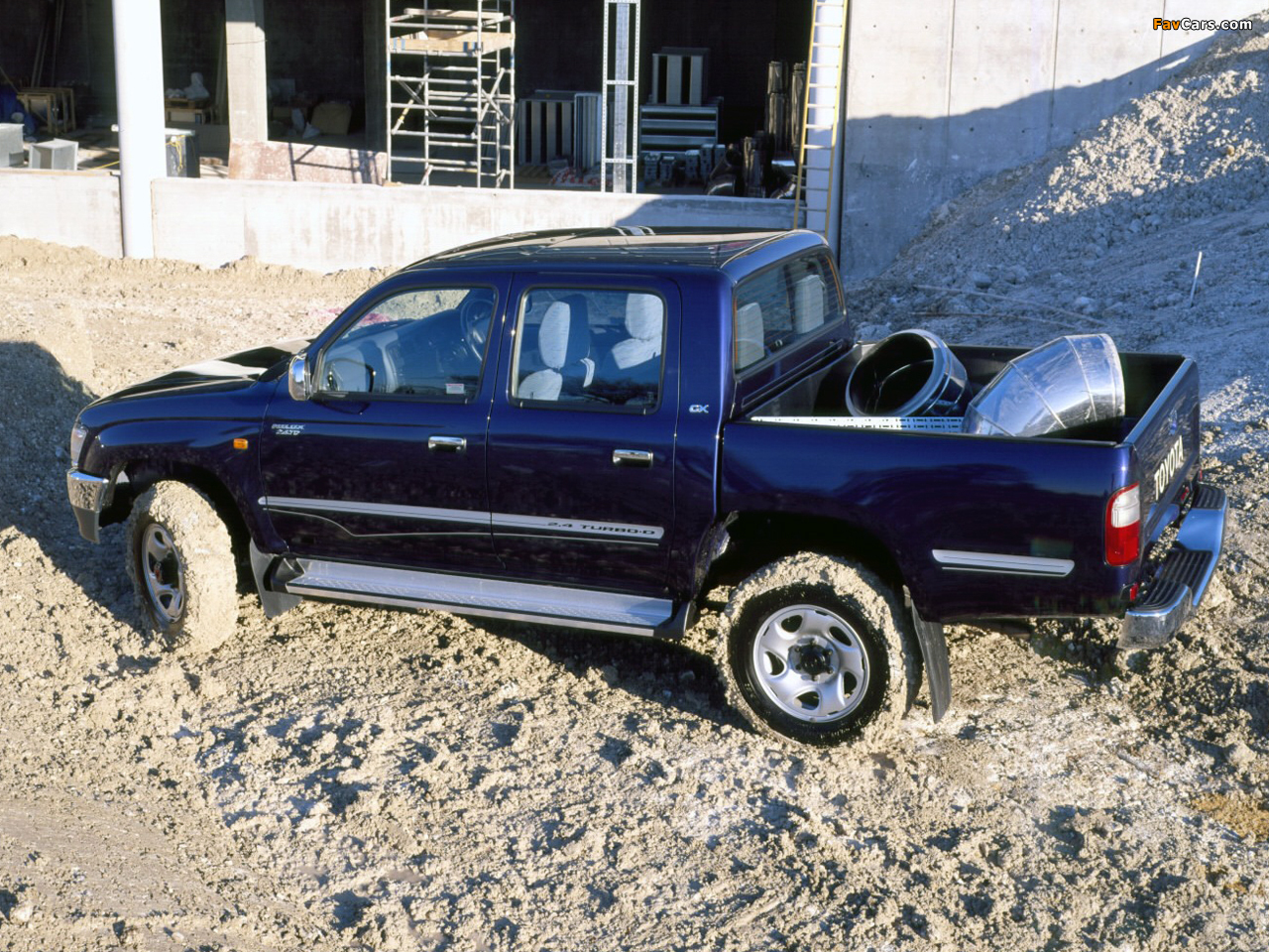 Toyota Hilux Double Cab UK-spec 1997–2001 wallpapers (1280 x 960)