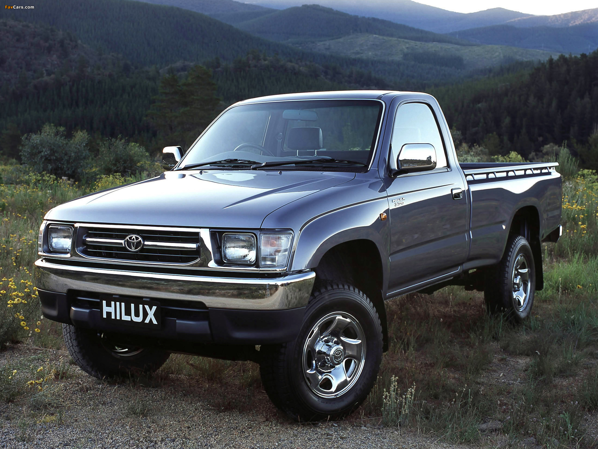 Toyota Hilux Single Cab AU-spec 1997–2001 wallpapers (2048 x 1536)