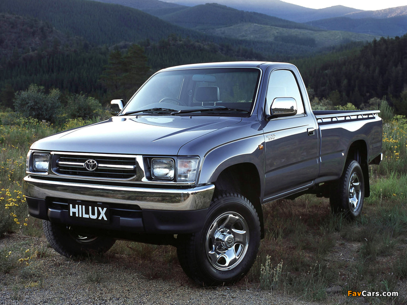 Toyota Hilux Single Cab AU-spec 1997–2001 wallpapers (800 x 600)