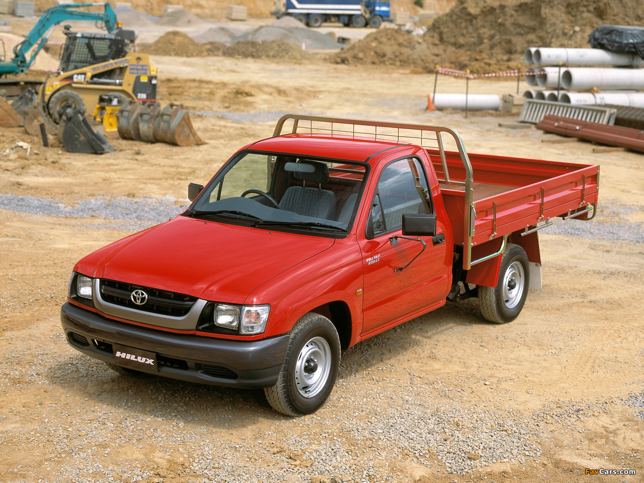 Toyota Hilux Single Cab Chassis AU-spec 2001–05 wallpapers (1280 x 960)