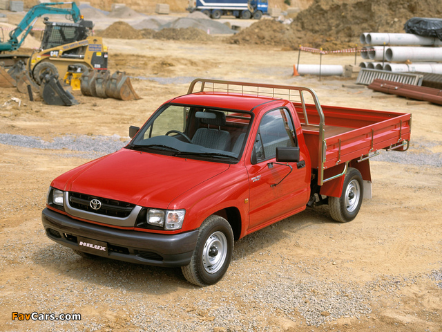Toyota Hilux Single Cab Chassis AU-spec 2001–05 wallpapers (640 x 480)