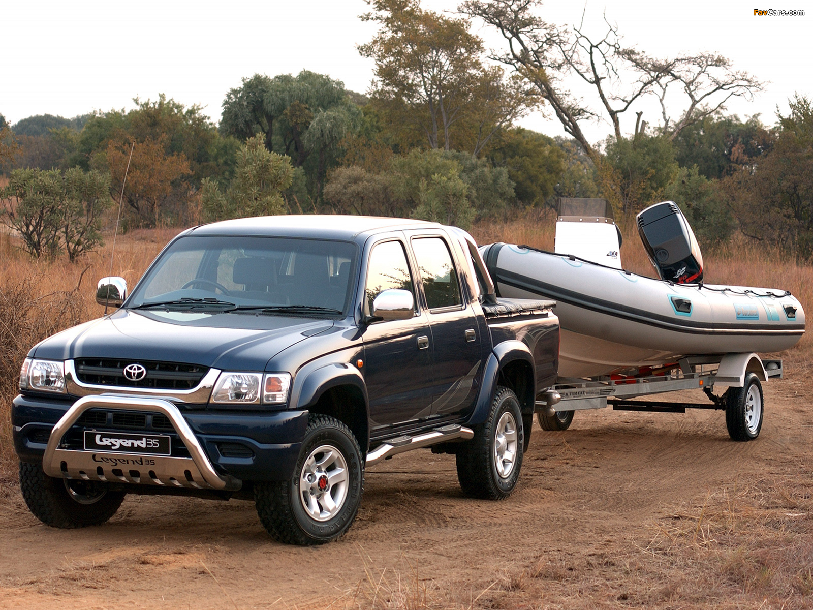 Toyota Hilux 2700i Legend 35 Double Cab 2004 photos (1600 x 1200)