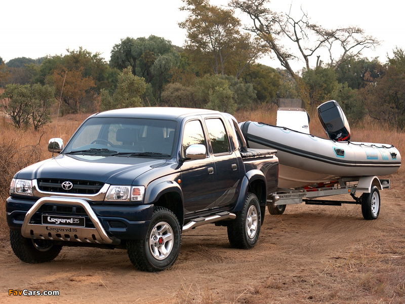 Toyota Hilux 2700i Legend 35 Double Cab 2004 photos (800 x 600)