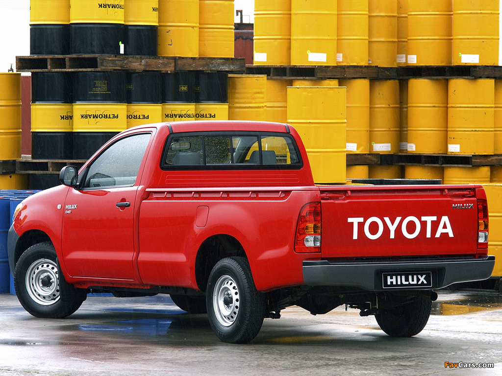 Toyota Hilux Regular Cab ZA-spec 2005–08 images (1024 x 768)
