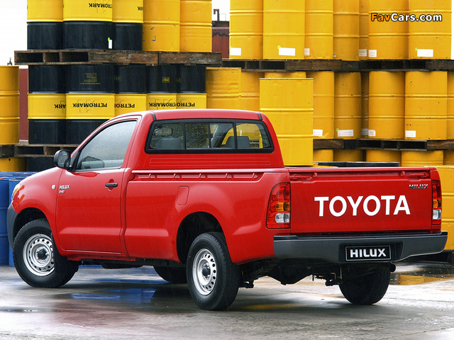 Toyota Hilux Regular Cab ZA-spec 2005–08 images (640 x 480)
