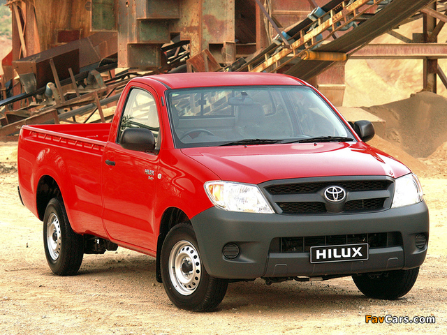 Toyota Hilux Regular Cab ZA-spec 2005–08 photos (640 x 480)