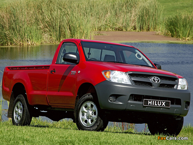 Toyota Hilux Regular Cab ZA-spec 2005–08 photos (640 x 480)