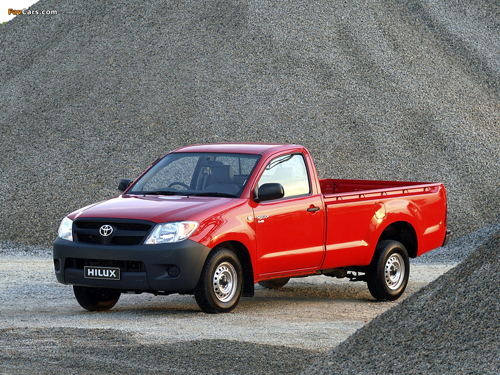 Toyota Hilux Regular Cab ZA-spec 2005–08 pictures (1024 x 768)