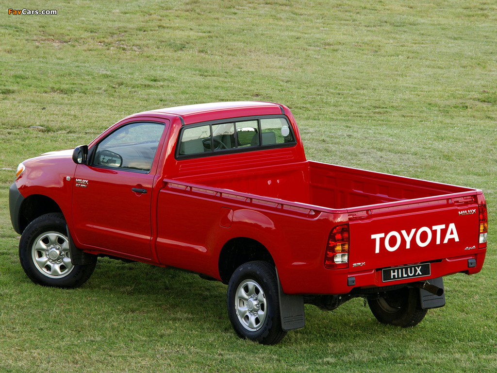 Toyota Hilux Regular Cab ZA-spec 2005–08 pictures (1024 x 768)