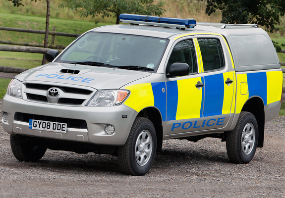 Toyota Hilux Double Cab Police 2005–08 pictures