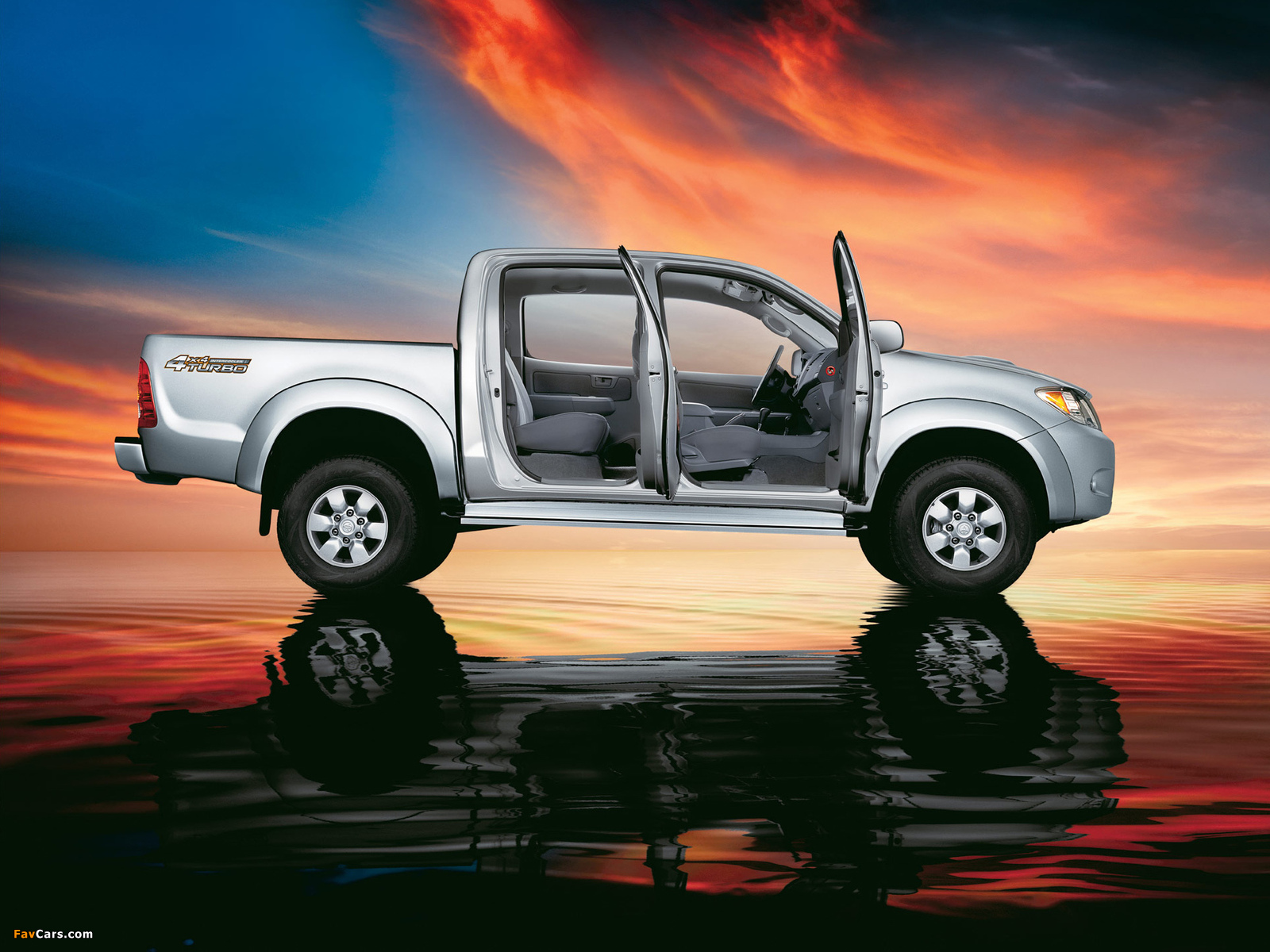 Toyota Hilux 3.0 4D Turbo Double Cab 2005–08 wallpapers (1600 x 1200)