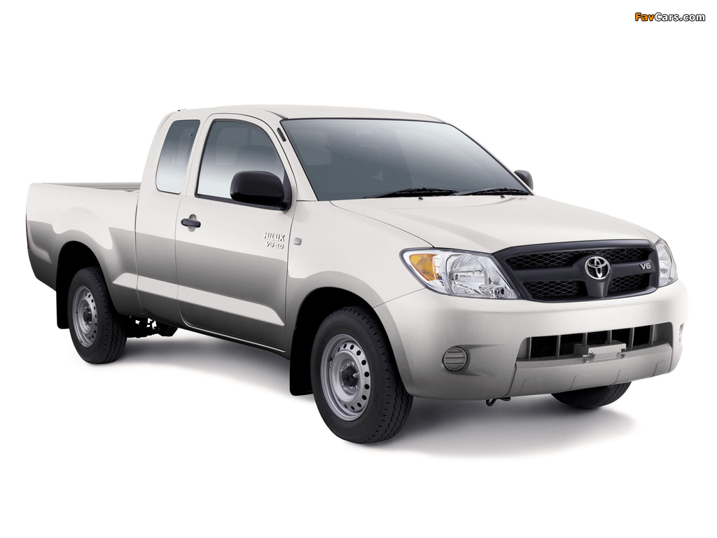 Toyota Hilux Extended Cab 2005–08 wallpapers (1024 x 768)