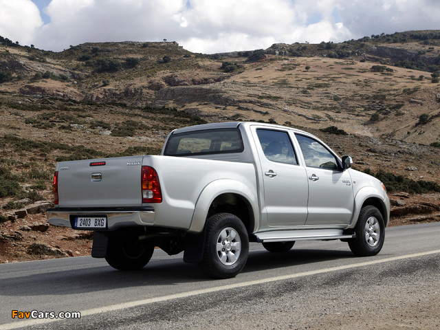 Toyota Hilux Double Cab 2005–08 wallpapers (640 x 480)