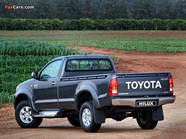 Toyota Hilux Single Cab ZA-spec 2008–11 images (640 x 480)