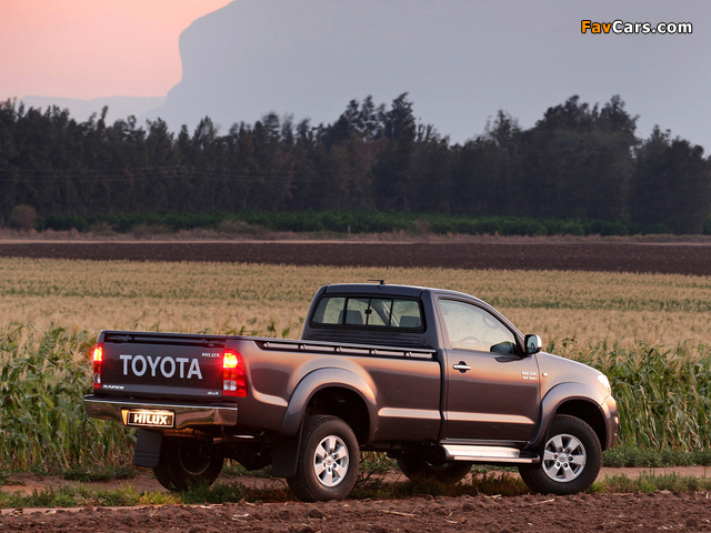 Toyota Hilux Single Cab ZA-spec 2008–11 images (640 x 480)