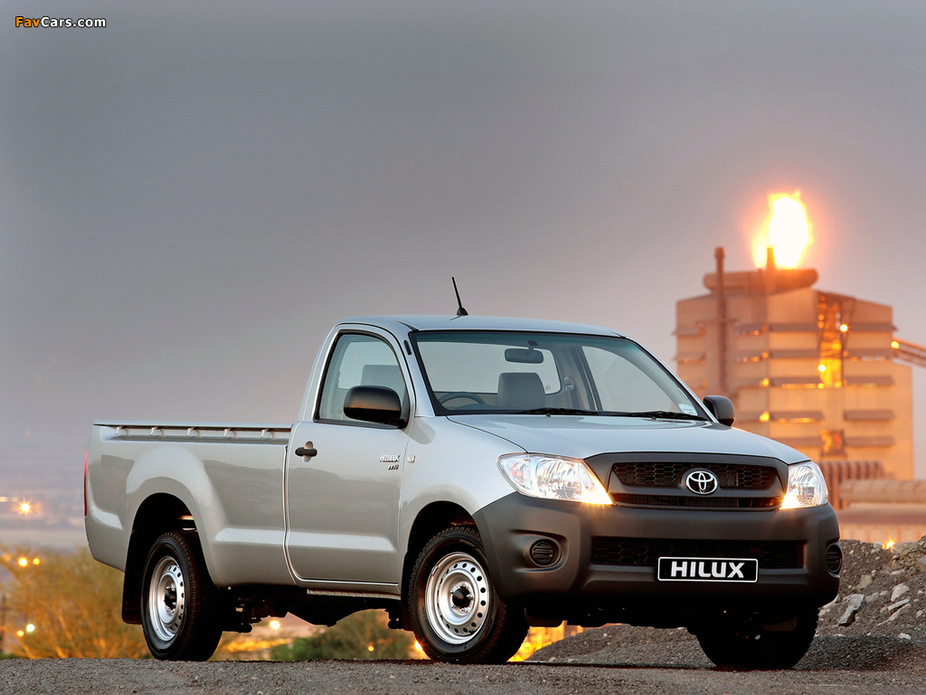 Toyota Hilux Regular Cab ZA-spec 2008–11 photos (1024 x 768)