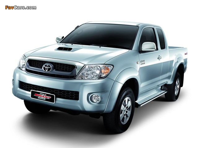 Toyota Hilux Extended Cab 2008–11 photos (640 x 480)