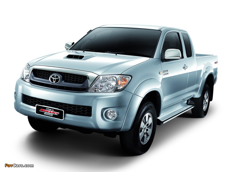 Toyota Hilux Extended Cab 2008–11 photos (800 x 600)