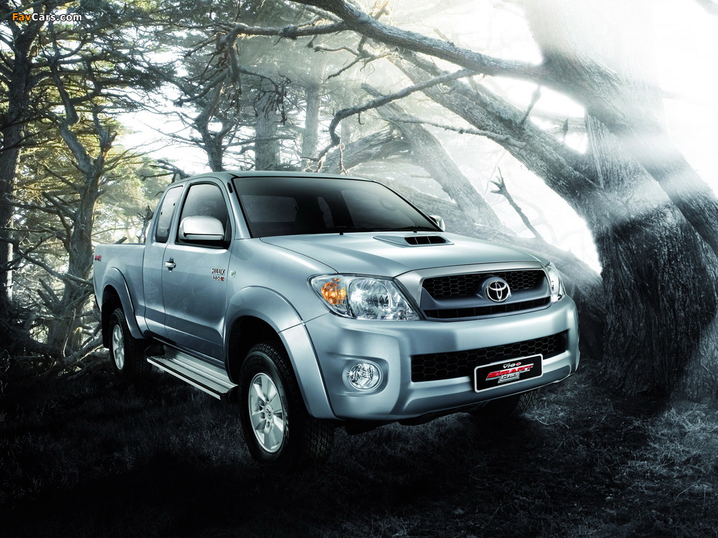 Toyota Hilux Extended Cab 2008–11 wallpapers (1024 x 768)