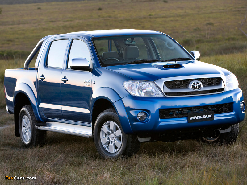 Toyota Hilux Double Cab AU-spec 2008–11 wallpapers (800 x 600)