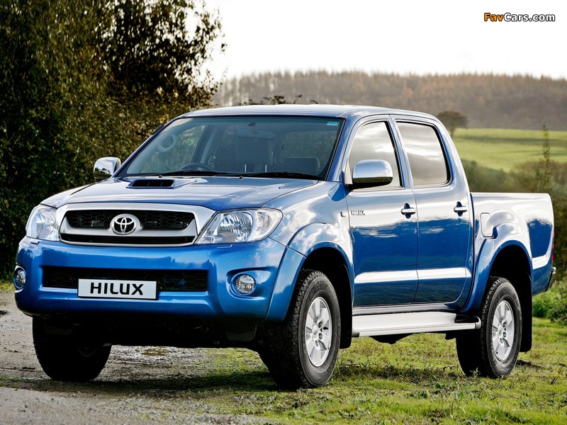 Toyota Hilux Double Cab UK-spec 2008–11 wallpapers (800 x 600)