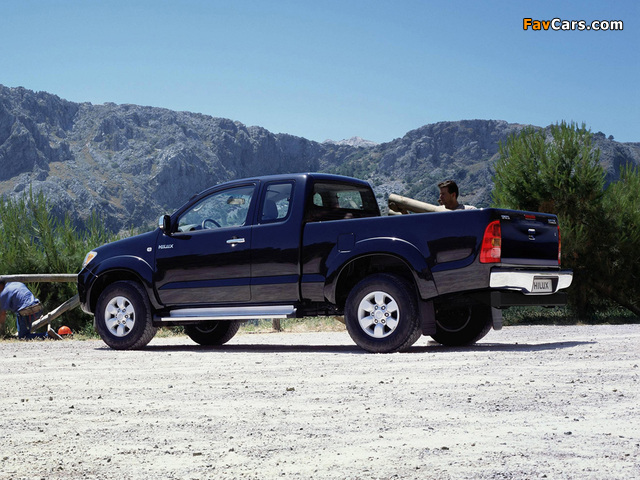 Toyota Hilux Extended Cab 2008–11 wallpapers (640 x 480)