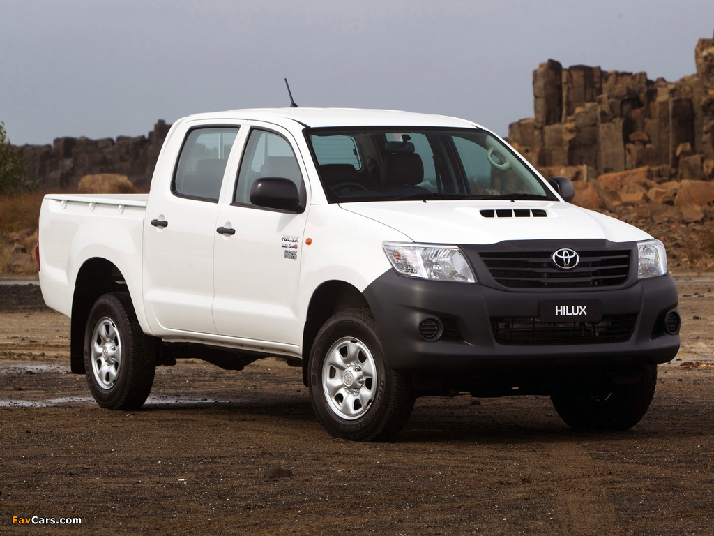 Toyota Hilux WorkMate Double Cab 4x4 AU-spec 2011 images (1024 x 768)