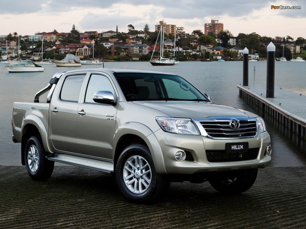 Toyota Hilux SR5 Double Cab 4x4 AU-spec 2011 images (1024 x 768)